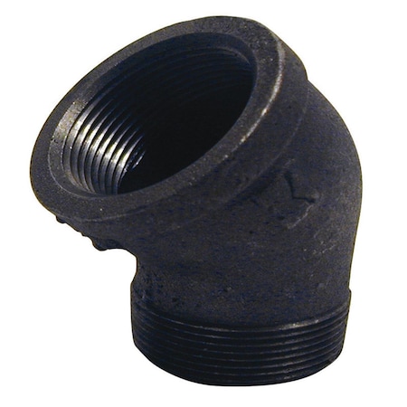 Streamline 520-502BG 0.375 in. Elbow Black Street 45, 5PK 4066973
